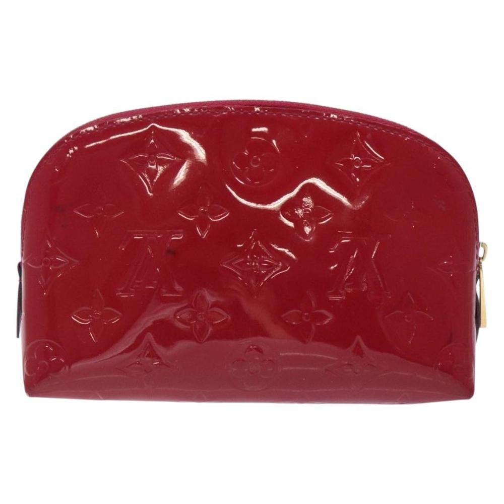 LOUIS VUITTON Monogram Vernis Pochette Cosmetic Rose Indian M90009 Auth 134589 - Picture 2 of 16